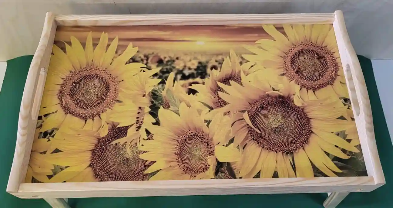 PIKUSA — raňajkový tácek, plantáž pri východe slnka